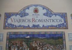 Cerámica a los viajeros románticos de Ronda (Málaga)