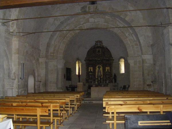 Interior de la Ermita de San Frutos (Hoces del Duratón)