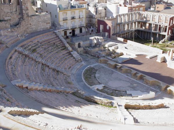 Gradas del Teatro Romano de Cartagena
