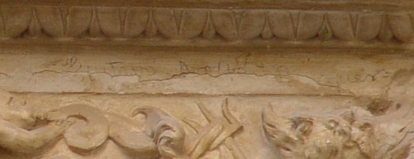 Firma de Bécquer en convento de San Clemente el Real de Toledo 1_600x231