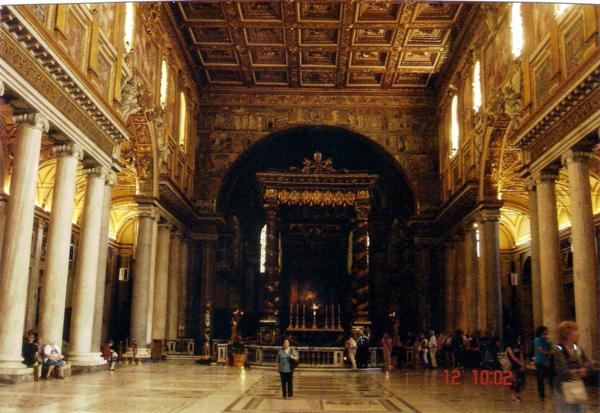 Interior de la Basílica de Santa María la Mayor (Roma)_600x413