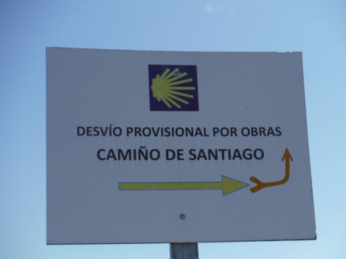 De Ferrol a Pontedeume. Cartel de desvío provisional por obras_500x375