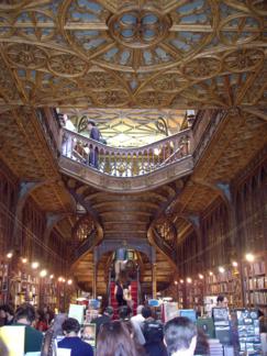 Escalero de la Librería Lello (Oporto)