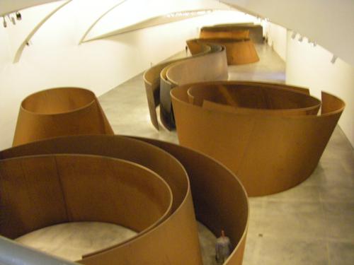 Instalación permanente de Richard Serra de la exposición The Matter of Time en el Guggenheim de Bilbao_500x375