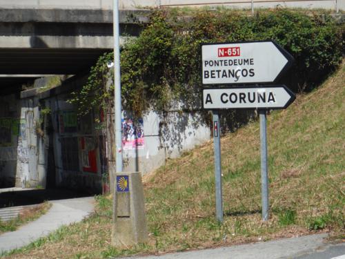 De Ferrol a Pontedeume. Lugar donde se separan los dos caminos del Camino Inglés_500x375