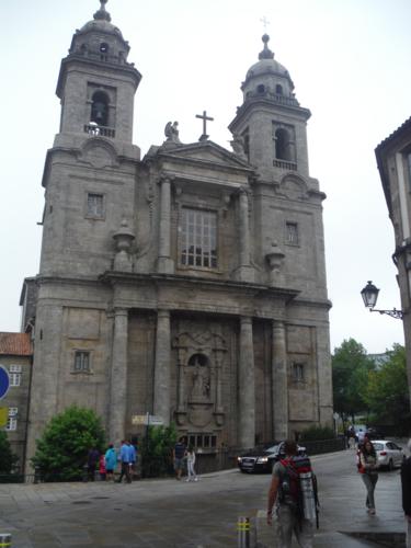 Iglesia de San Francisco en Santiago de Compostela. De Sigüeiro a Santiago de Compostela