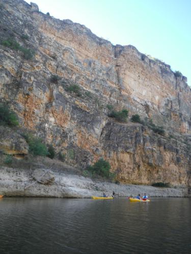 Las Hoces del río Duratón desde el mismo río