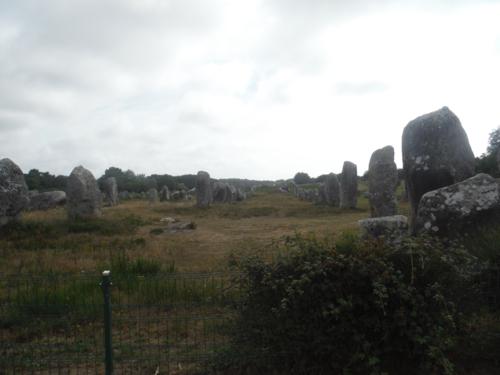 Alineamientos megalíticos de Carnac en la Bretaña Francesa